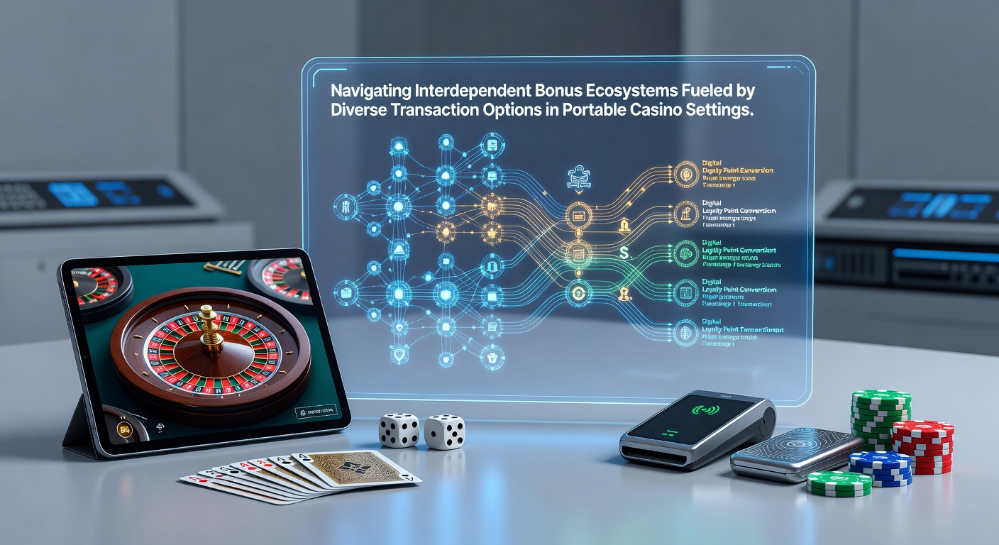 Mobile casino interface showing interconnected bonus tiers across slots and live dealer games with multiple payment method icons