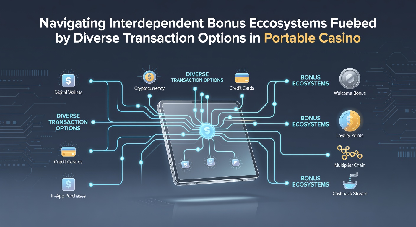 Close-up view of diverse payment transaction options displayed on a tablet screen within a mobile casino app interface