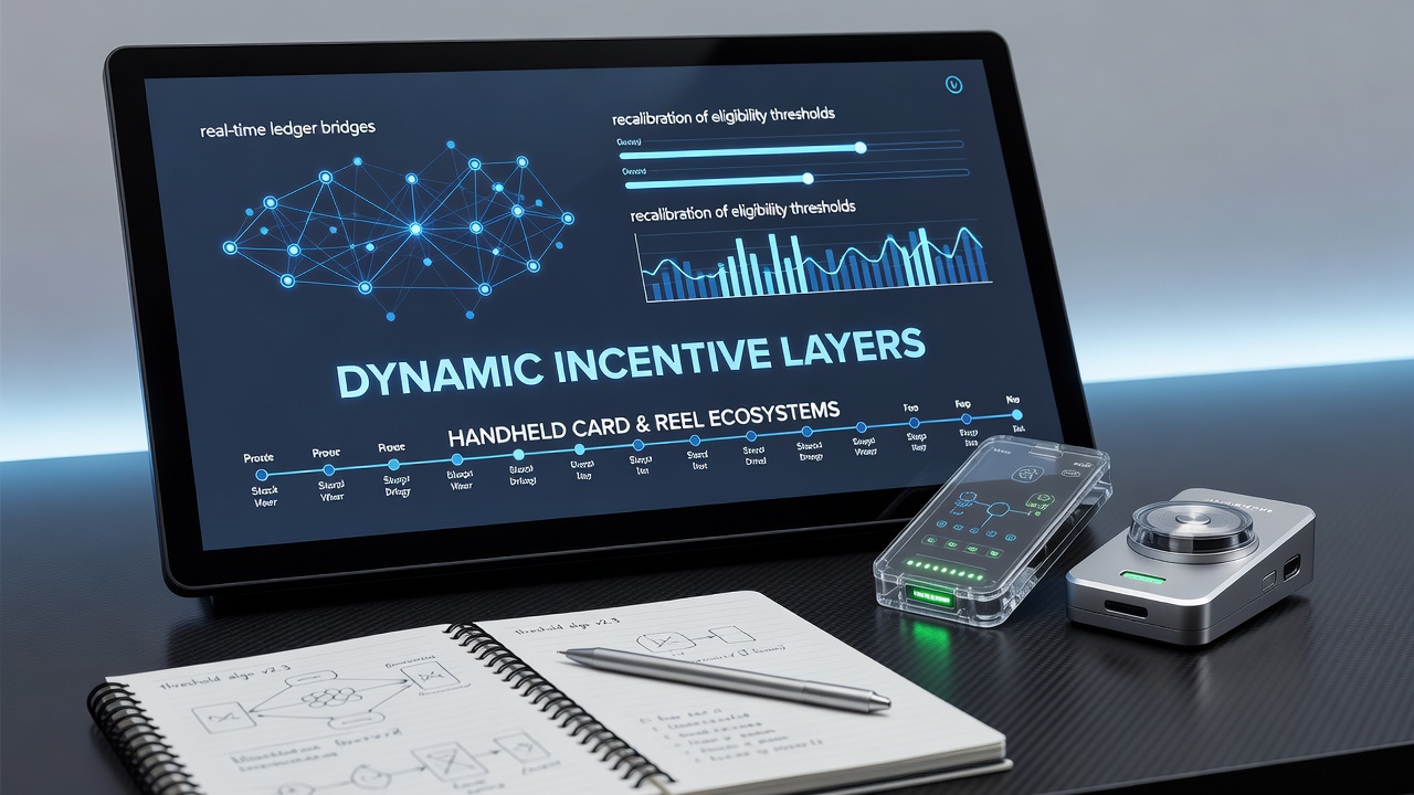 Real-time ledger bridge system connecting mobile card and reel game platforms with dynamic incentive adjustments